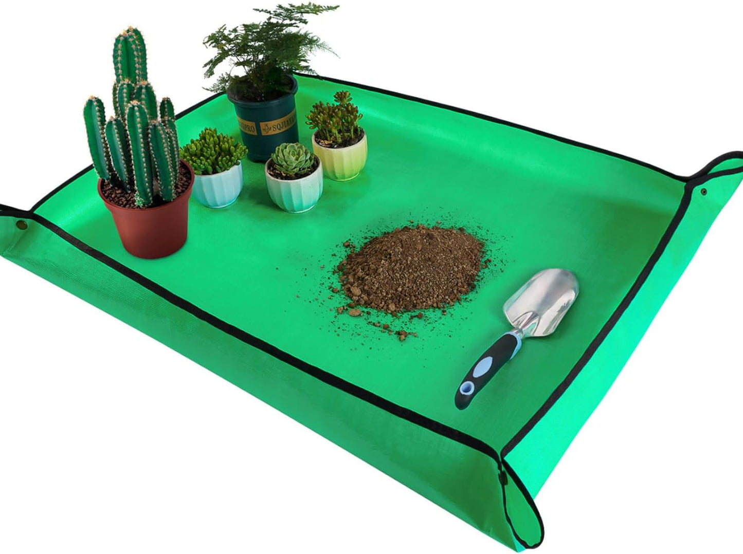 Waterproof Repotting Mat for Indoor Plant Transplanting and Mess Control 27"X 27"